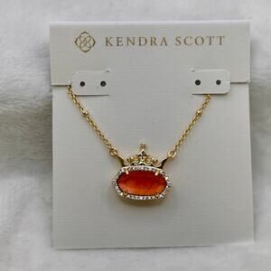 Disney | Kendra Scott Elisa Princess Gold Short Pendant Necklace